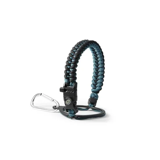 Buzio Paracord Carrier Strap Cord-Fits Wide Mouth Bottle - Indigo Crush
